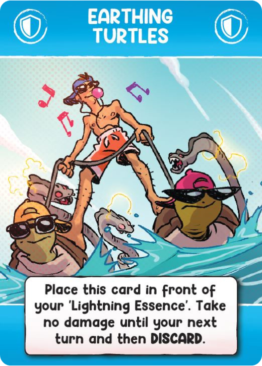 Earthing Turtles Defence card from Shocking Deal