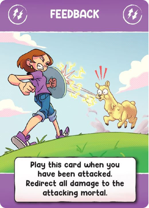 Feedback Retaliation card from Shocking Deal